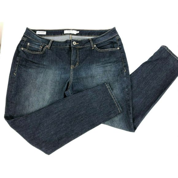 torrid Denim - Torrid Skinny Curvy Jeans 18S Dark Mid Rise A55-03